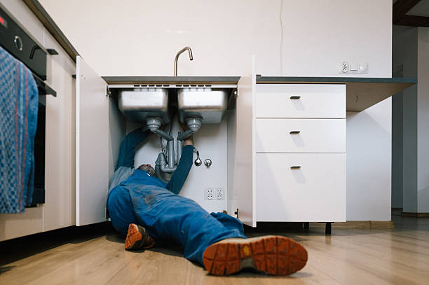 Professional Plumbing technician working in Reeseville, WI